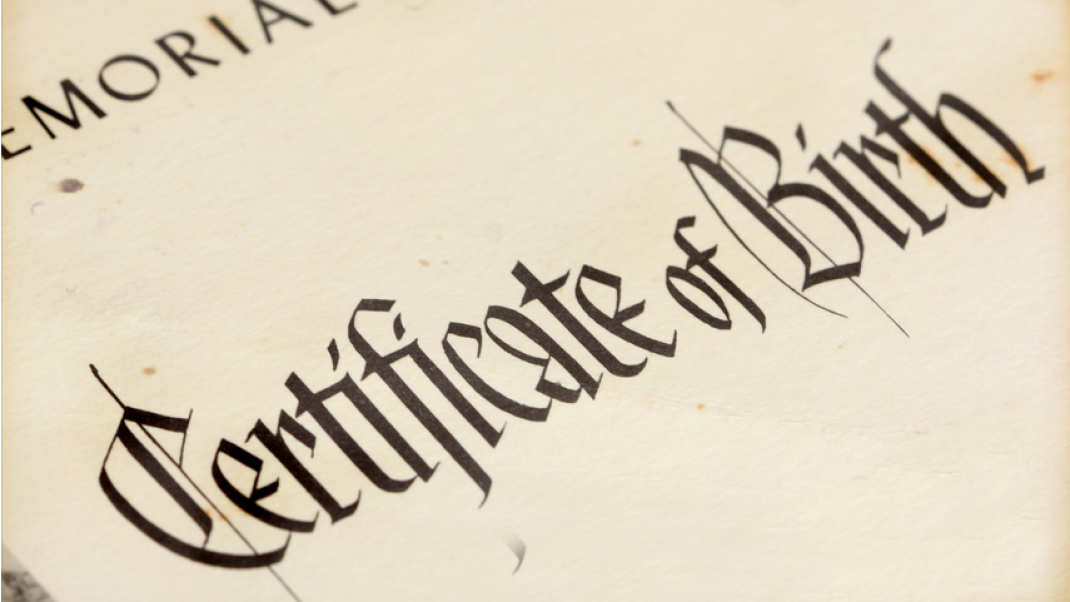 Certificate of Birth
